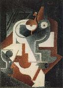 Juan Gris Single small round table oil painting picture wholesale